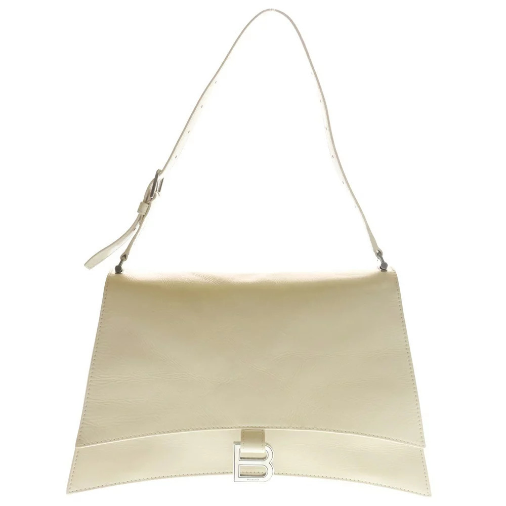 BALENCIAGA CRUSH SLING Handbag Beige